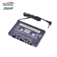 1pc High Quality Black Cassette Tape 3.5mm Audio Adapter for MP3 CD DVD Player Universal Car Cassette Car Audio