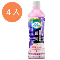 可爾必思水果乳酸菌飲料 葡萄500ml(4入)/組【康鄰超市】