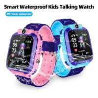 Q12 Smart Watch 2G ศัพท์นาฬิกากันน้ำแม่เด็ก GPS Monitor เด็กชายและเด็กหญิง SOS เด็กกีฬานาฬิกา Tracker