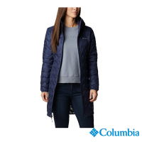 Columbia 哥倫比亞 女款 Omni-Heat 保暖650羽絨長版外套-深藍 UWR02940NY /FW22