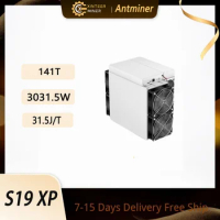 Uesd Bitmain Antminer S19 XP 141Th/s 3032W ASIC Bitcoin Miner PSU Included Most Powerful BTC Miner
