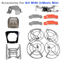 mavic mini Landing Gear Lens Hood Props Holder Propeller Guard Battery Buckle accessories For mavic mini/dji mini 2 accessories