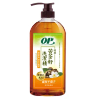 【OP】純粹苦茶籽洗潔精1000g(好沖洗、不殘留-洗碗精)