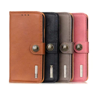 Button Leather Case for MOTO G FAST ONE FUSION G9 PLAY E7 PLUS ONE 5G ACE E7 2020 G8 VISION PLUS G 5G ACE EDGE Luxury Flip Cover