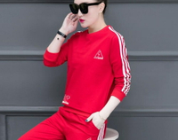 運動套裝  韓版式運動服套女休閒長袖顯瘦衛衣兩件套潮  瑪麗蘇