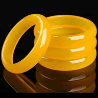 gelang giok pria wanita warna kuning kekinian