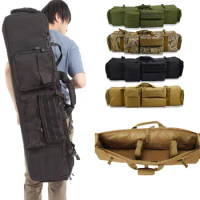 100CM Airsoft Carbine M249 Gun Bag Carrying Case Military Airsoft Combat Carrying Nylon Sniper Backpack Case Tactical M16 AR15