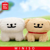 MINISO Kawaii Puppy Diary Series Plush Blind Box Line Puppy Cute Doll Toy Bag Hanging Decoration Little Girl Gift