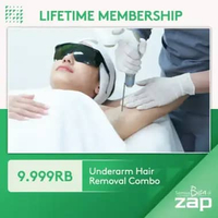Lifetime Membership Underarm Hair Removal Combo
