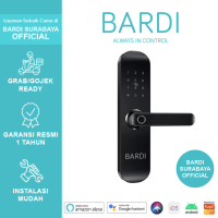 NEW PRODUK BARDI SURABAYA OFFICIAL Smart Door Lock with Handle Fingerprint Kartu RFID PIN Wifi IP54 