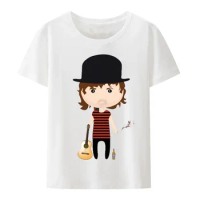 Joaquin Sabina Shirts Men Women Short-sleev Fashion Cartoon Graphic T-shirt Hip-hop Music Streetwear Tops Men's Tshirt