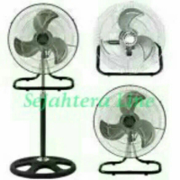 MASPION Kipas Angin Berdiri Duduk Dinding 3in1 Besi 18\ : PW458"