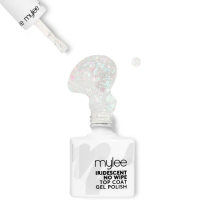 Mylee Gel Nail Polish Iridescent Flake No Wipe Top Coat