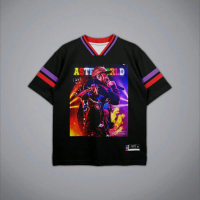 jersey oversize travis scoot hitam printing