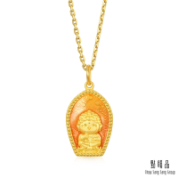 點睛品 阿彌陀佛 黃金吊墜_計價黃金