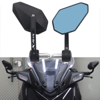 Motorcycle Mirror Aluminium Handle Bar End Rearview Side Mirrors Accessories for YAMAHA NMAX155 XMAX300 NMAX 155 XMAX 300 125