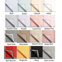 [ 20 LEMBAR ] Kertas Bunga Frame Color Opp Kertas Bunga Lembaran