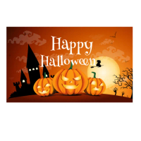 【野思】HALLOWEEN 萬聖節背景布 掛布180X115cm(打卡 舞台佈置 萬聖活動)