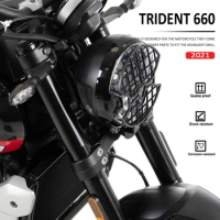 NEW Motorcycle Accessories Headlight Guard Protector Grill For Trident 660 Trident660 2021