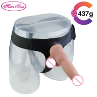Strap-On Dildo Adjustable Penis Strapon Realistic Silicone Dildo Sex Toys For Lesbian Women Couples Suction Cup Big Dildo Pants