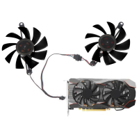 Quạt Làm Mát 80Mm / 3.15 Inch, 3 Chân, 3 Dây, Bộ Làm Mát GPU, Bộ Tản Nhiệt Thay Thế Cho Radeon RX 58