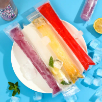 【自製冰棒】一次性冰棒套-超值100入(枝仔冰 模具 塑膠套 碎冰棒 食品保存 分裝袋 冷凍保鮮盒 園遊會 包裝)