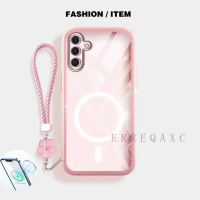 เคสนิ่ม, สำหรับ Samsung A16, A15, A25, A35, A55, วัสดุซิลิโคน TPU, กันกระแทก, พร้อมวงแหวนแม่เหล็กดึง