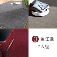 范登伯格 - 浮華 經典素面地毯 (三色任選兩入) (105x156cm)