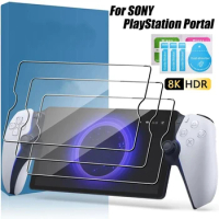 Tempered Glass for Sony PlayStation Portal Screen Protectors Anti-scratch Protective Film for Sony Handheld Games Remote Player