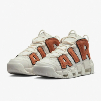 【NIKE 耐吉】AIR MORE UPTEMPO 女休閒 運動鞋 白咖(DZ5227001)