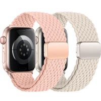 2 pack Elastic Bands Compatible with Apple Watch Bands 44mm 45mm 42mm 49mm 38mm 40mm 41mm Compatible for Apple Watch Ultra 2
