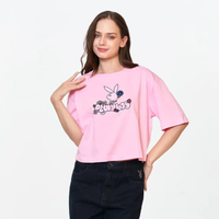 เสื้อยืดผู้หญิง คอลเลคชั่น Special Price  รุ่น  P1WT269TF008PK สี ชมพู