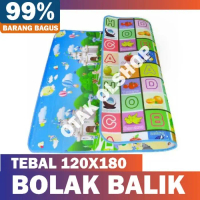 DISKON Karpet foam bolak balik 120x180 / karpet tebal motif karakter / Tikar - Tidk bolk balik