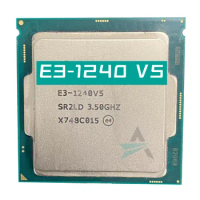 CPU Xeon E3-1240V5 Processor 3.50GHz 8M 80W Quad-Core E3 1240V5 Socket 1151 free shipping E3 1240 V5 E3-1240 V5