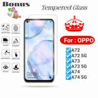 Antigores Tempered glass screen guard For Oppo A72 A73 A74 5G Bening TG