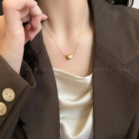 [ รับประกัน 1 ปี ] 7A STAR JEWELRY ส่งเร็วสร้อยคอจี้โคลเวอร์สี่ใบ 18-K ชุบทอง นําโชค ประดับคริสตัล แ