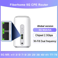 NEW Fiberhome 5G CPE router wireless modem 5g wifi router sim card Cat19 hotspot Wireless amplifiers extender Gigabit router