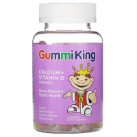 美國Gummi King 兒童鈣片+維他命D 60粒軟糖