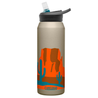 《CamelBak》750ml eddy+不鏽鋼多水吸管保溫瓶(保冰) 沙漠綠洲