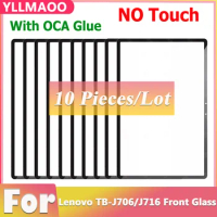 10 PCS Glass + OCA For Lenovo Tab P11 Pro TB-J706 J706 J706F J706L TB-J716 J716F/N Touch Screen LCD Front Outer Glass Panel