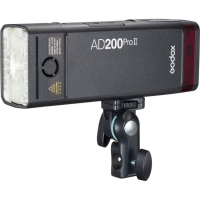 【Godox 神牛】AD200PRO II 口袋型 閃光燈/雙燈頭TTL閃光燈/持續燈(公司貨)