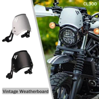 New Fit CL300 Motorcycle Accessories Wind Deflector Retro Windscreen Windshield Universal For HONDA 