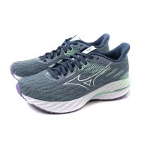 美津濃Mizuno WAVE INSPIRE 21 SW 慢跑鞋 運動鞋 灰/綠 女鞋 J1GD254621 no271
