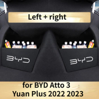Car Trunk Storage Clapboard Auto Organizer Partition Accessories for BYD Atto 3 ATTO3 Yuan Plus 2022 2023 Accessories