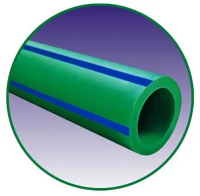 Pipa PPR PN 10 1 1/2 inch Rucika Tigris Green Paralon Air Dingin 50 mm Saluran 1.5