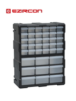 樂高收納盒抽屜式塑料零件箱積木螺絲元件組合式分類新料可壁掛39