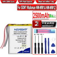 HSABAT 2500mAh Battery for SONY Walkman NW-WM1A NW-WM1Z Player 5-wire