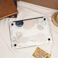 For Macbook Pro 14 Inch Case M3 2023 Laptop M2 M1 2021 Cover for Macbook Air 13 Case 2020 A2337 2022 A2681 Watercolor Leaves