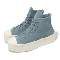 【CONVERSE】休閒鞋 Chuck Taylor All Star Modern Lift HI 女鞋 藍 白 厚底(A06816C)