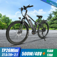 Factory customization 27 inch 48V lithium battery 500W 8 speed 29 inch electric mtb full suspension mountain bike e bicycle